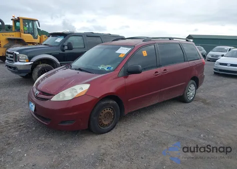 2006 Toyota Sienna Ce из США, поврежденный, VIN 5TDZA23C46S473377
